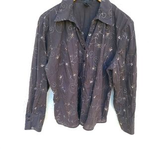 Autograph embroidered shirt